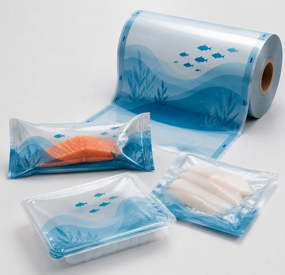 Packaging flexible para congelados y productos del mar