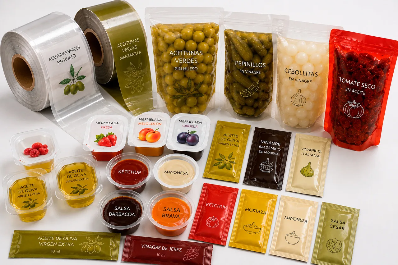 Envases para conservas, confituras, salsas y encurtidos